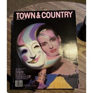 1984 MARCH TOWN & COUNTRY MAGAZINE - FRAUKE QUAST CARNIVAL IN VENICE